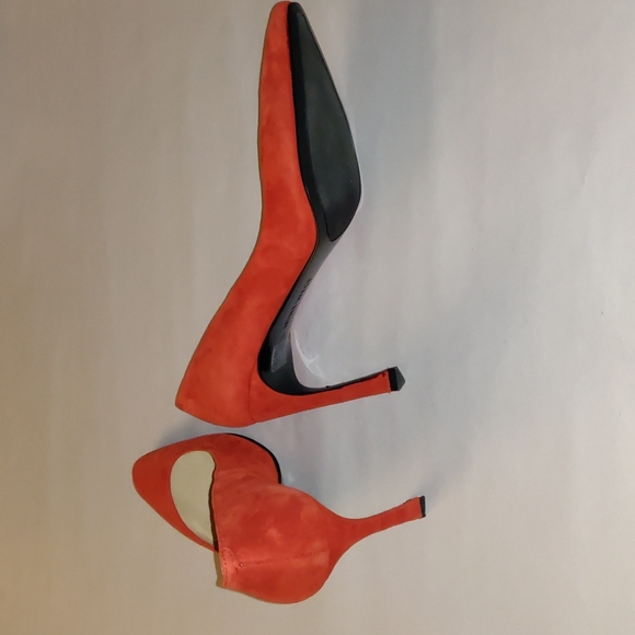 Nine West suede leather pumps size 10 - Picture 2 of 3